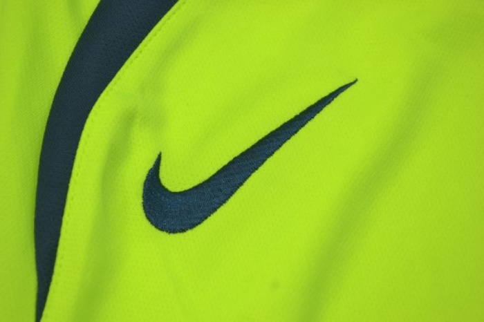 Barcelona 05/06 Away Long Green Soccer Jersey