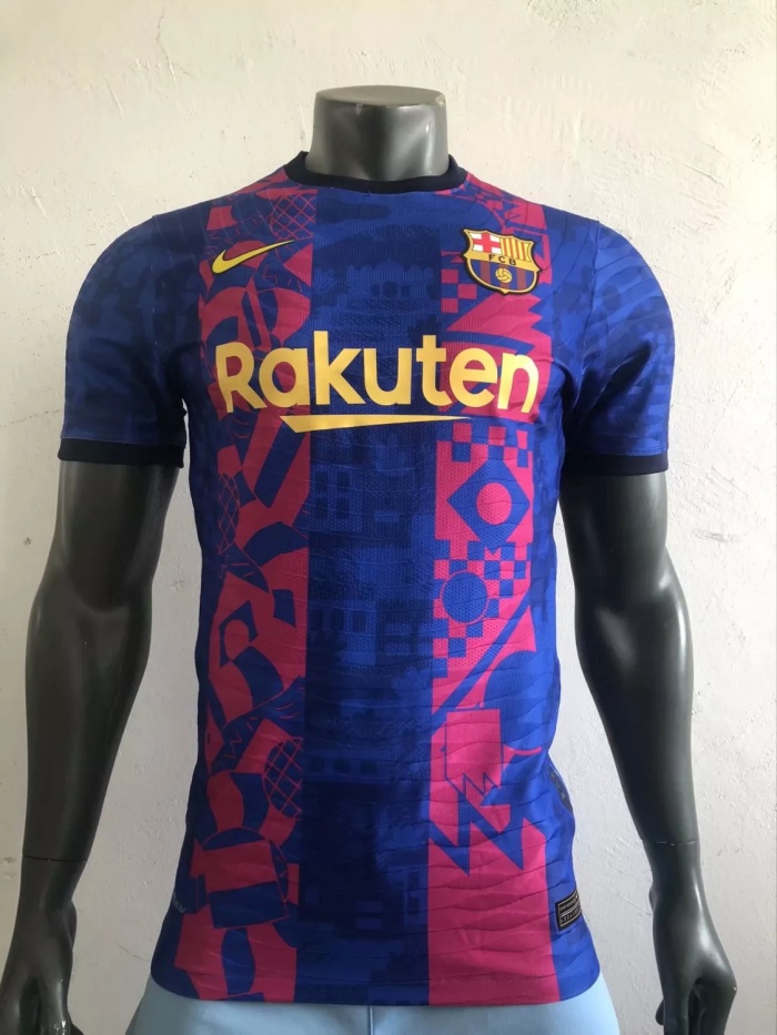 Mens Barcelona UCL Home Jersey 2021/22 - Match