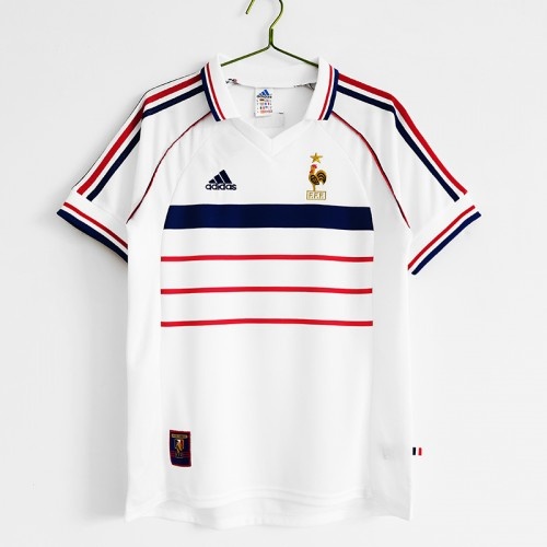 France 1998 World Cup Away Soccer Jersey