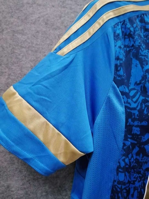 Marseille 11/12 Away Blue Soccer Jersey