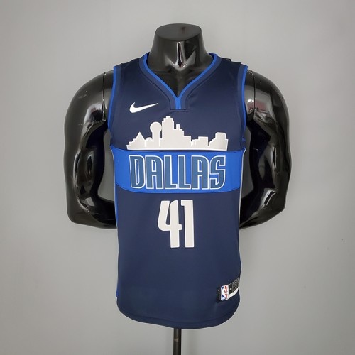 NOWITZKI#41 Lone Ranger Iceberg Edition NBA Jersey