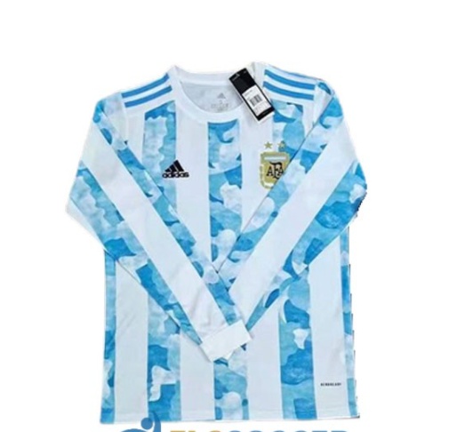shirt home argentina long sleeve 2020-2021