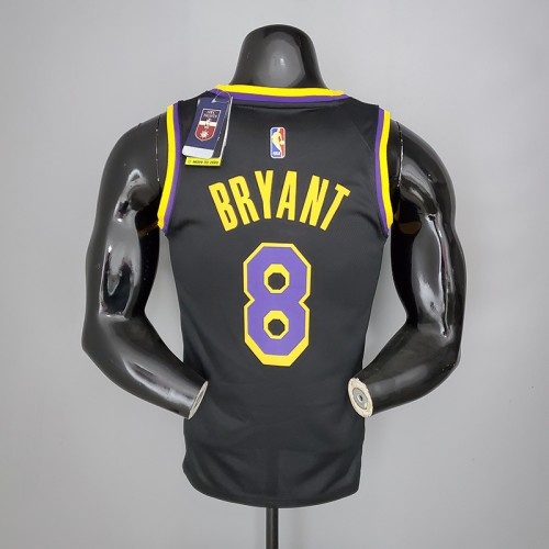 2021 Bryant #8 Lakers Bonus Edition Black NBA Jersey