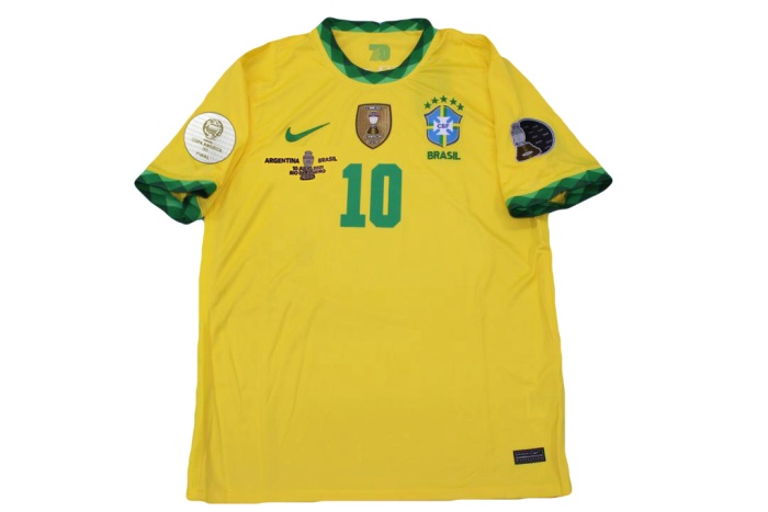 Brazil 2021 Home Copa America Finals Jersey(Player)