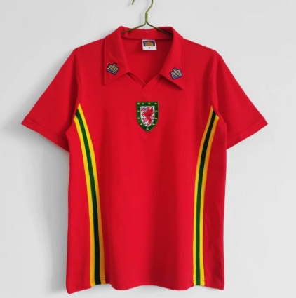 Wales 1970 Home Soccer Jersey