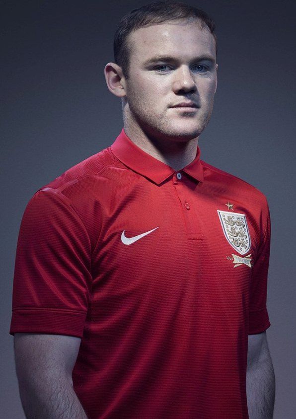 England 13/14 Away Red 150th Anniversary Jersey