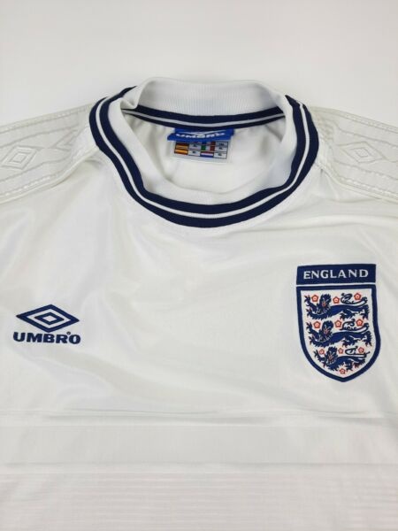 England 2000 Home Soccer Jersey