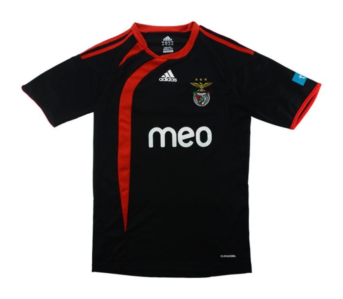 Benfica 09/10 Away White Soccer Jersey