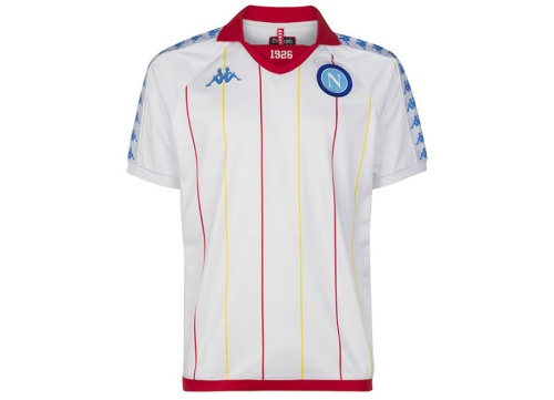 Napoli Kappa Retro White Soccer Jersey