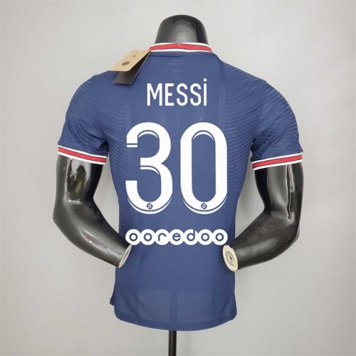 PSG 21/22 Home Messi #30 Soccer Jersey(Player)