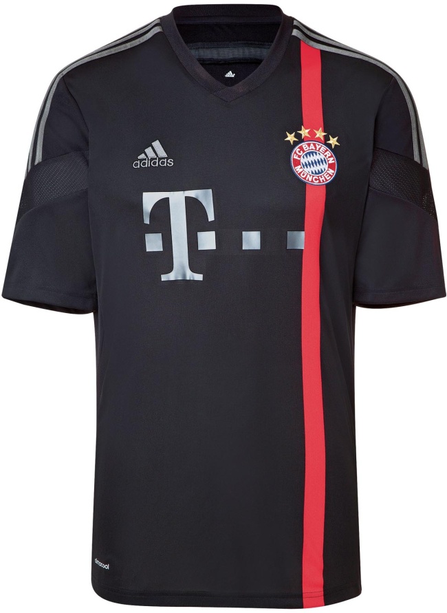 Bayern Munich 14/15 Away Black Soccer Jersey
