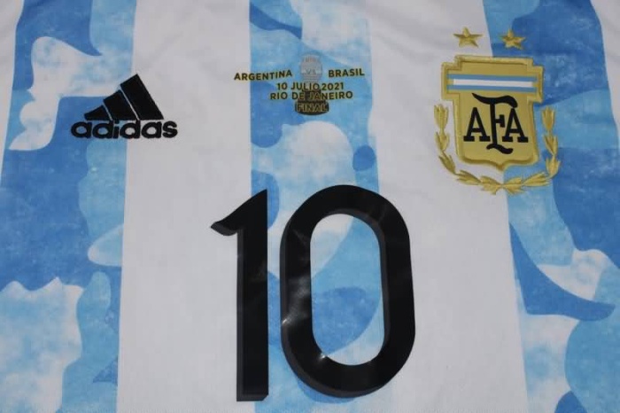 2021 ARGENTINA HOME COPA AMERICAN FINAL JERSEY (PLAYER VERSION)