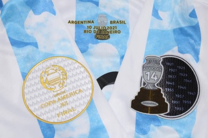2021 ARGENTINA HOME COPA AMERICAN FINAL JERSEY (PLAYER VERSION)
