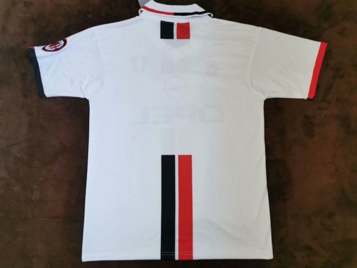 AC Milan 95/97 Away White Soccer Jersey