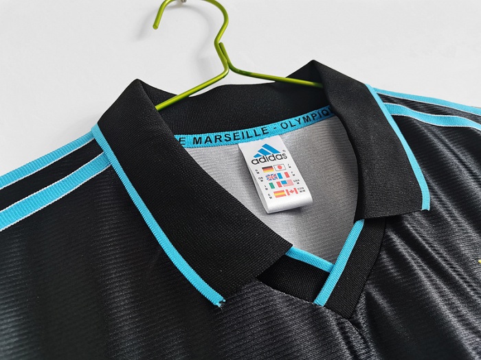 Marseille 99/00 Third Black Soccer Jersey