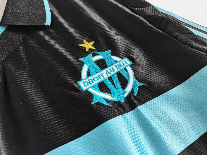Marseille 99/00 Third Black Soccer Jersey