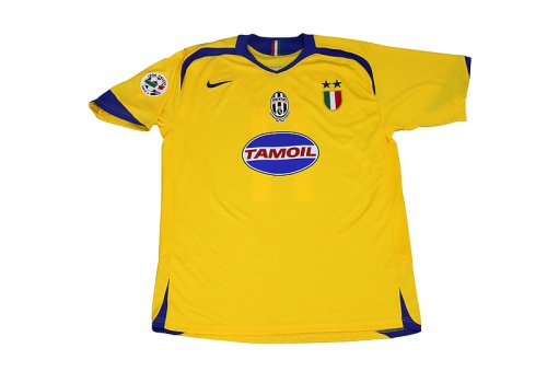 Juventus 05/06 Away Yellow Soccer Jersey