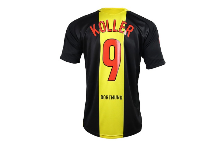 Dortmund 05/06 Away Black/Yellow Soccer Jersey