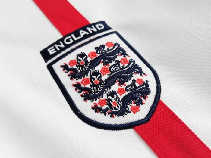 England 2002 World Cup Home Long Soccer Jersey