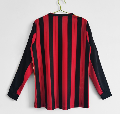 AC Milan 13/14 Home Long Soccer Jersey