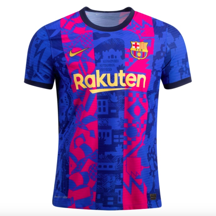 Mens Barcelona UCL Home Jersey 2021/22 - Match