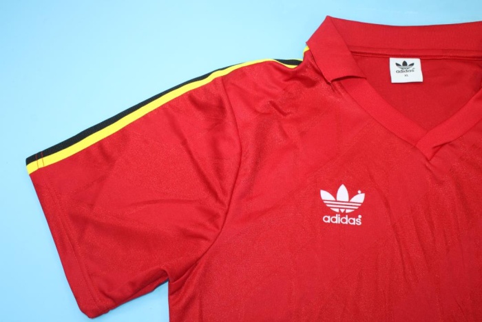 Belgium 1986 Home Soccer Jersey