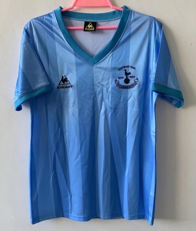 Tottenham 81/82 Away Blue Soccer Jersey