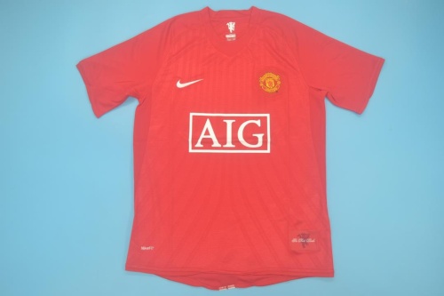 Manchester Utd 08/09 Home Soccer Jersey