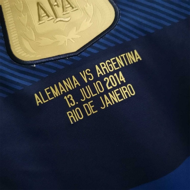 Argentina 2014 World Cup Away Soccer Jersey