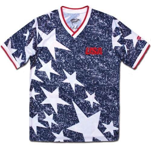 USA 1994 Away Blue Soccer Jersey