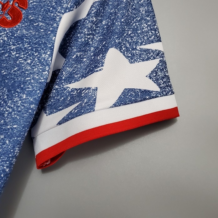 USA 1994 Away Blue Soccer Jersey