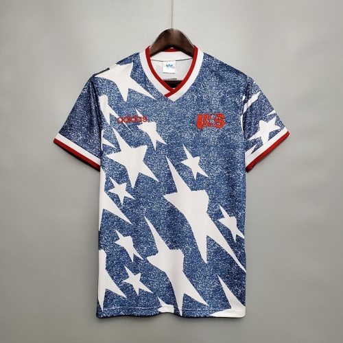 USA 1994 Away Blue Soccer Jersey