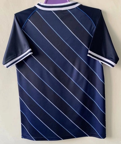 Tottenham 1988 Third Dark Blue Soccer Jersey