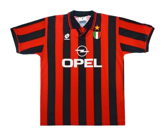 AC Milan 96/97 Home Soccer Jersey