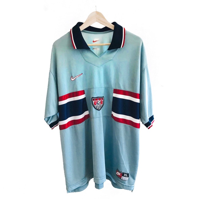 USA 95/97 Third Sky Blue Soccer Jersey