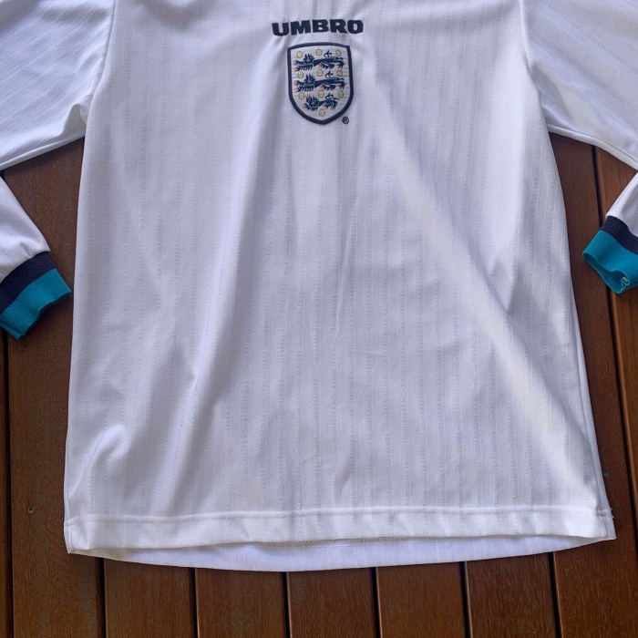 England 1996 European Cup Home Long Jersey