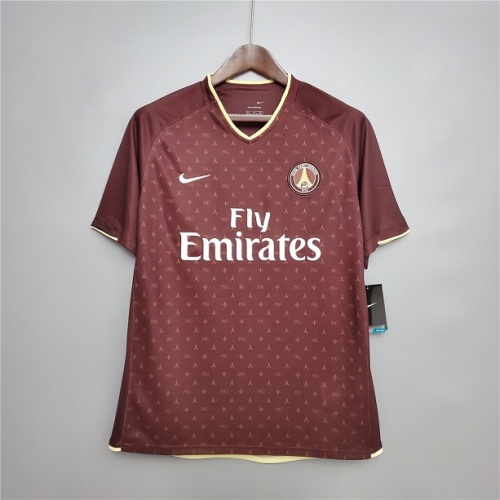 Paris St Germain 06/07 Away Dark Red Jersey