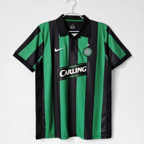 Celtic 05/06 Away Black/Green Soccer Jersey
