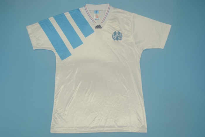 Marseille 92/93 Home Soccer Jersey