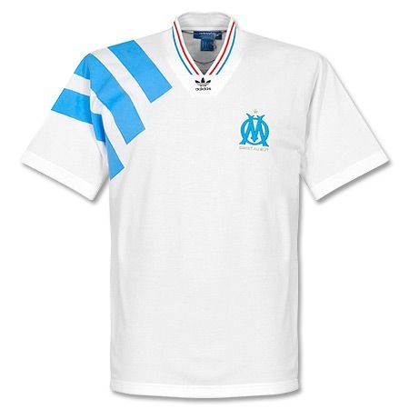 Marseille 92/93 Home Soccer Jersey