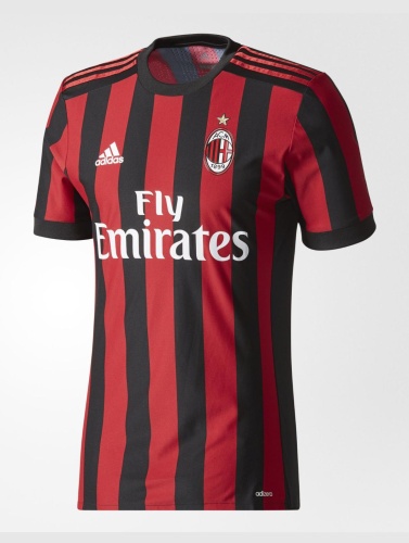 AC Milan 17/18 Home Soccer Jersey
