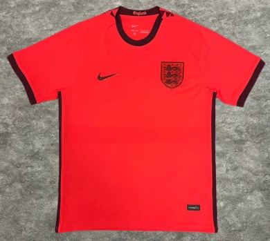 England 2022 Away Red Soccer Jersey