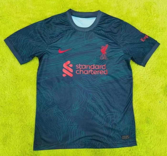 Liverpool 21/23 Away Black Soccer Jersey