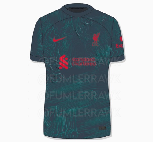 Liverpool 21/23 Away Black Soccer Jersey