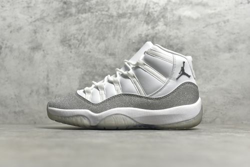 Jordan 11 Retro White Metallic Silver