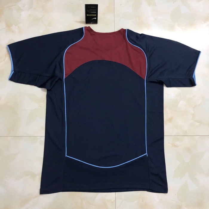Atletico Madrid 04/05 Away Black Soccer Jersey