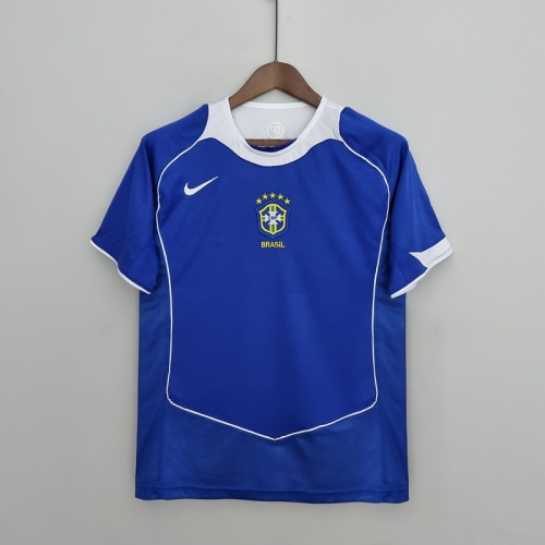 Brazil 04/06 Away Blue Soccer Jersey