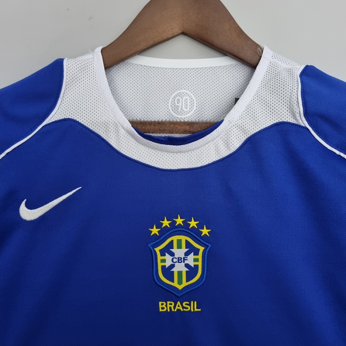 Brazil 04/06 Away Blue Soccer Jersey