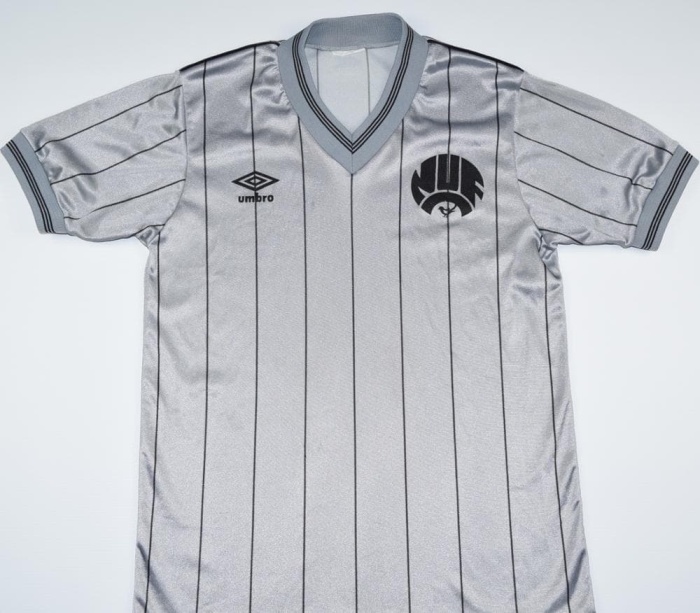 Newcastle 84/85 Away White Soccer Jersey