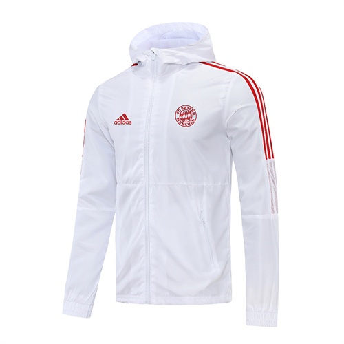 Bayern Munich 22/23 Wind Coat - White/Red
